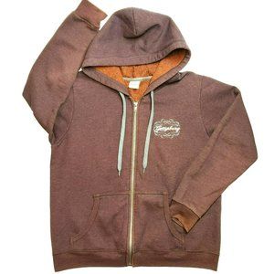 Gildan Heavy Blend Size M Rust Color Hoodie Gettysburg Embroidery Pouch Pockets